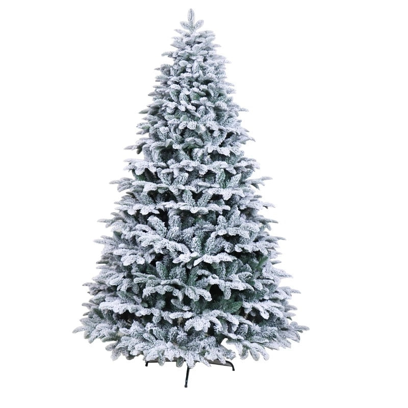 Artificial snow densified flocking tree PVC
