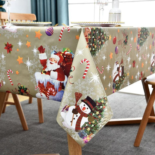 New Year Home Christmas Tablecloth Kitchen