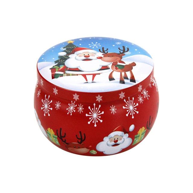 Iron Pot Christmas Theme Candle Set