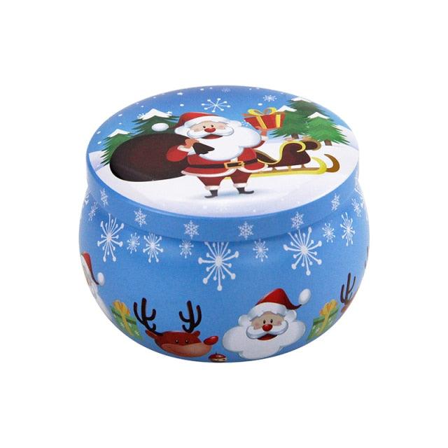 Iron Pot Christmas Theme Candle Set