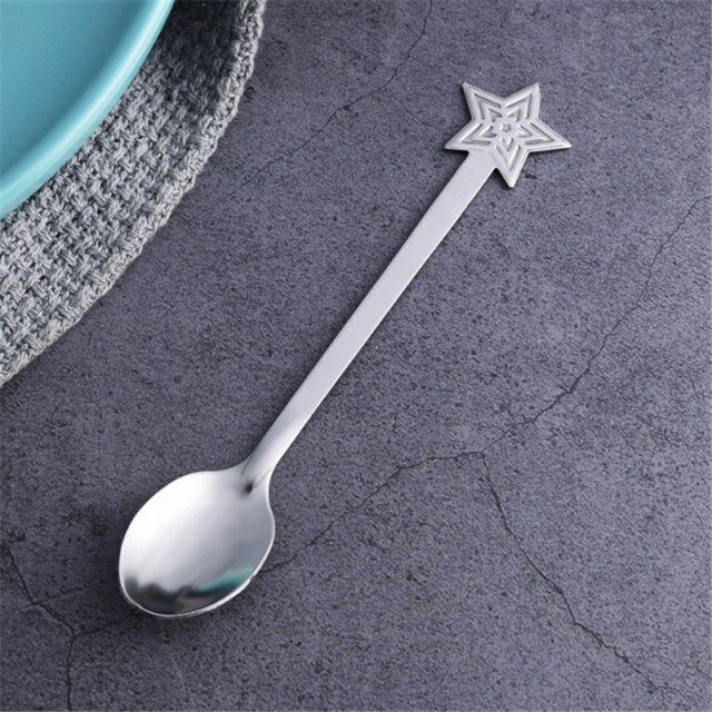 Stainless Steel Gingerbread Man Christmas Spoon
