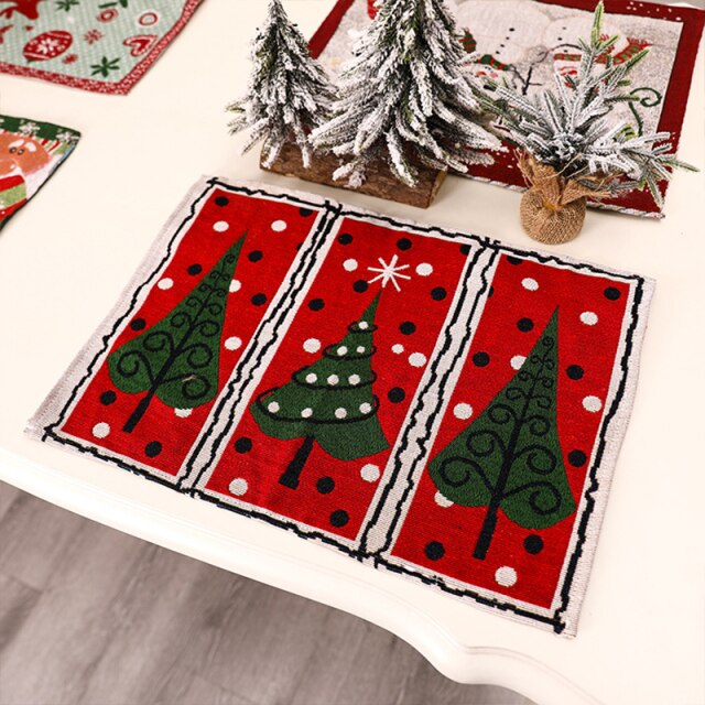 Merry Christmas Coaster Pads Table Bowl