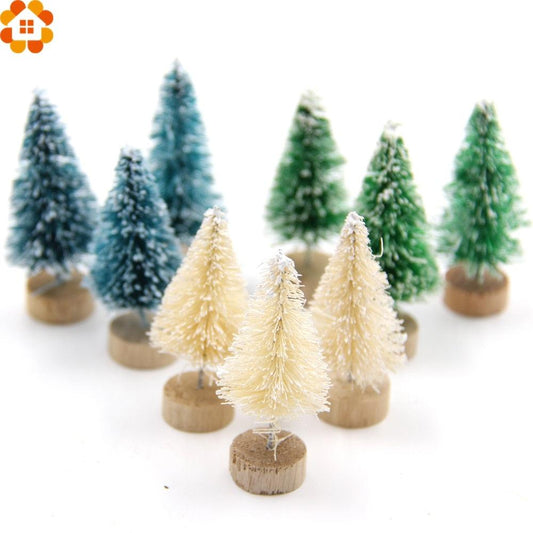 Small Pine Tree Mini Trees Placed In The Desktop Home