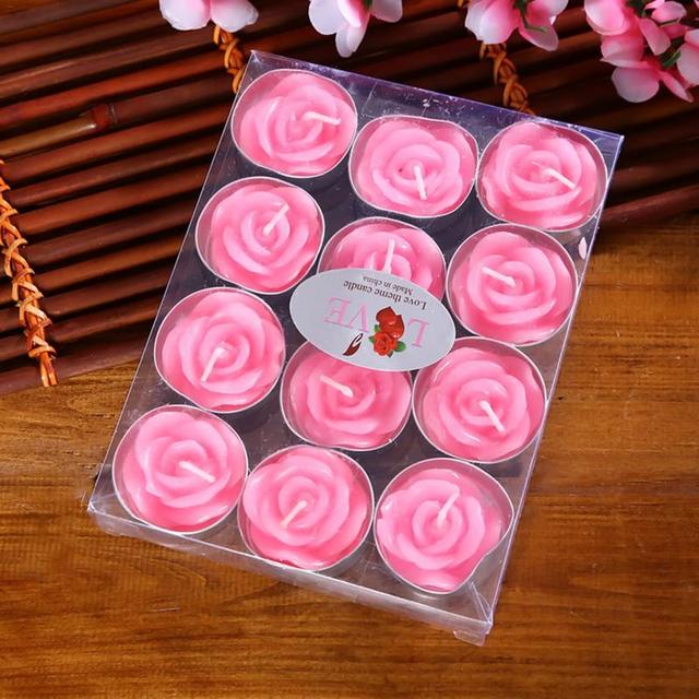 Blinking Aromatherapy Smokeless Rose Candle