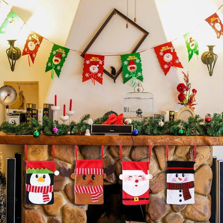 Adorable Santa Gift Bags For Christmas - Christmas Trees USA