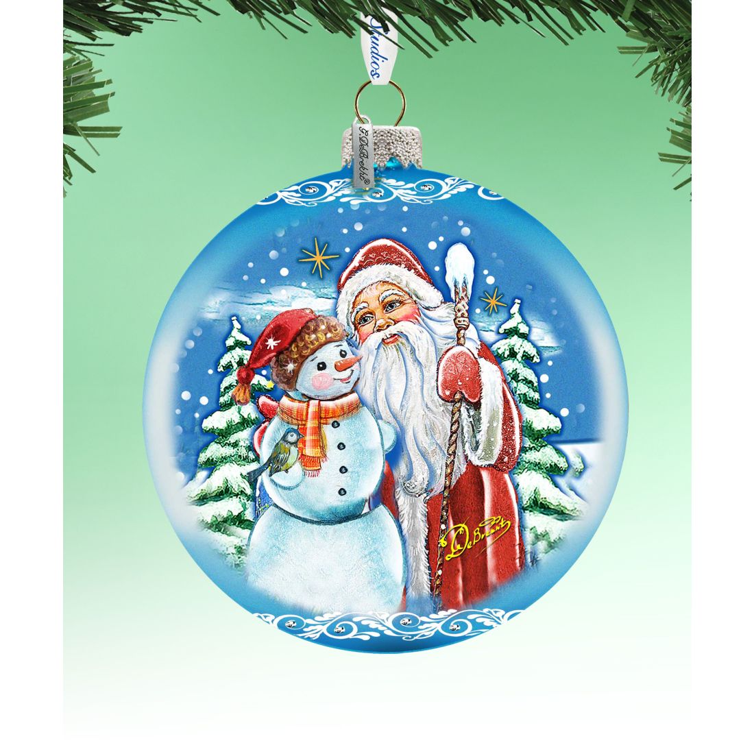Christmas Workshop Glass Ornament Limited Edition