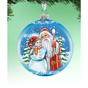 Christmas Workshop Glass Ornament Limited Edition