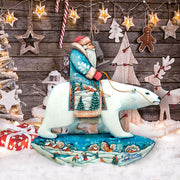 Polar Bear Santa Christmas Outdoor Scene