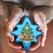 North Star Glass Ornament
