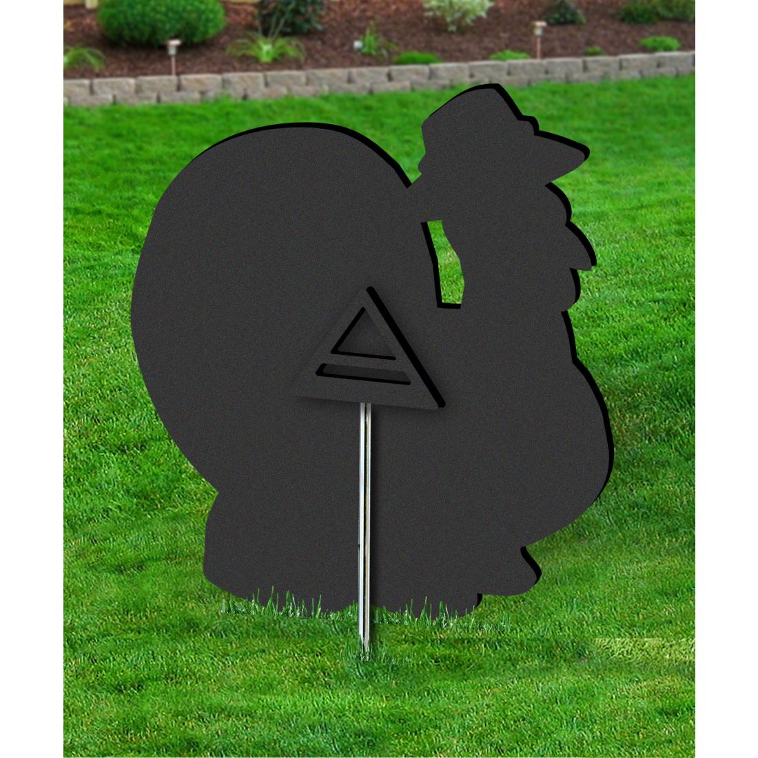 Musician Santa Outdoor Walkway Outdoor Garden Decor Set of 3 by G. DeBrekht - Christmas Decor - 8120128MS3