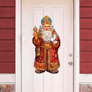 Santa's Dove of Hope Holiday Door Décor by G. Debrekht - Christmas Santa Snowman Décor - 8691416H