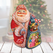 Secret Surprise Santa box Handcrafted Christmas Figurine