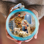 A Child is Born Christmas Decoration