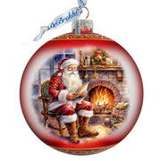 St. Nicks Nook Large Glass Ornament