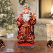 Festive Santa Limited Edition Centerpiece Wooden Figurine