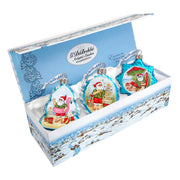 Christmas at the Beach Mercury Glass Ornaments Set of 3
