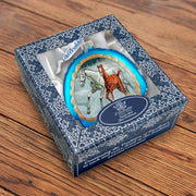 Winter Horses Glass Ornament by G. DeBrekht - Christmas Decor - 756-015