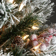 108" Lighted Artificial Pine Christmas Tree with 700 Clear Lights - Christmas Trees USA - Christmas Trees USA