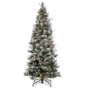 108" Lighted Artificial Pine Christmas Tree with 700 Clear Lights - Christmas Trees USA - Christmas Trees USA