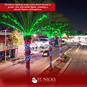 LED Mini Lights 5MM Red Twinkle Green Wire  6" Spacing