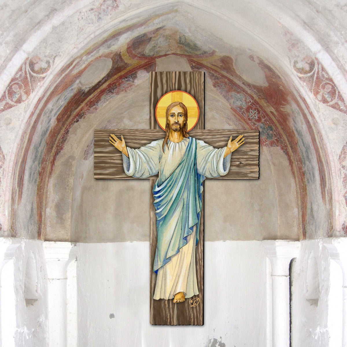Jesus Cross Outdoor Decor