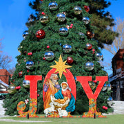 Joy Regal Outdoor Nativity Set by G. DeBrekht - Nativity Holiday Decor - 8121456F-S3M