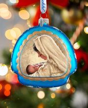 Mother of God Glass Rainbow Christmas Ornament by D. Gelsinger - Nativity Holiday Decor - 756-025-DG