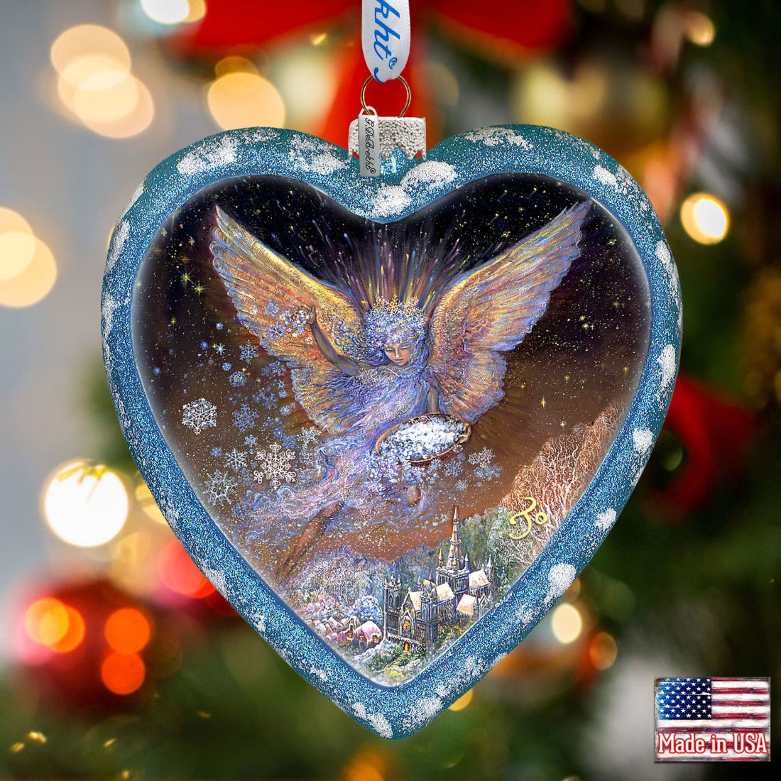 Wings of Love Glass Ornament Limited Edition