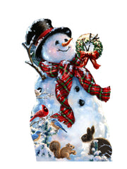 An Old-fashioned Christmas Outdoor Scene