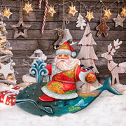 Whale Tail Christmas Outdoor Decor