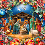 Nativity Wreath Holiday Door Decor