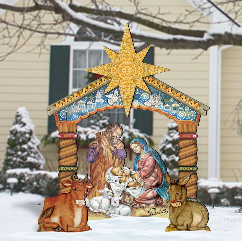 Holy Family Outdoor Nativity Set