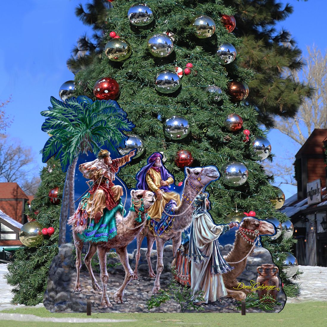 The Magic of Three Kings Nativity Outdoor Decor
