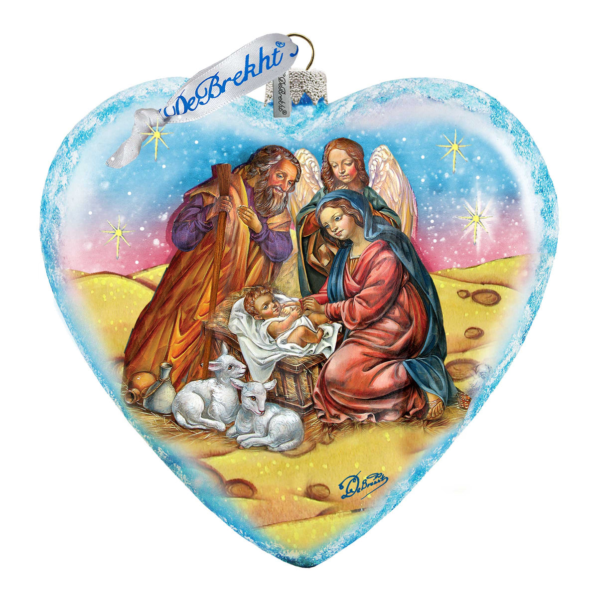 Nativity Glass Ornament Limited Edition