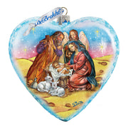 Nativity Glass Ornament Limited Edition