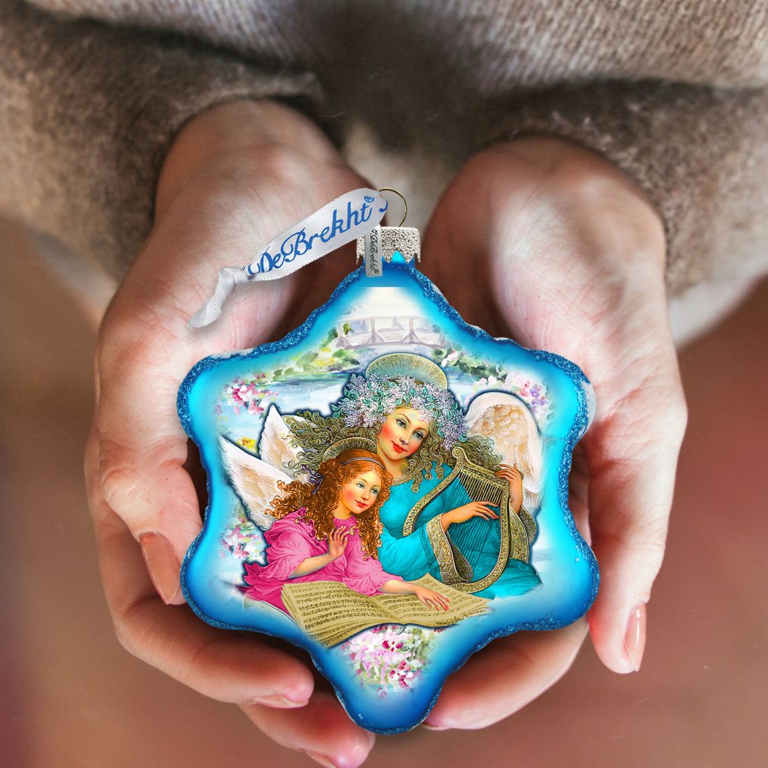 Sisterhood Glass Ornament by Strelkina at G. DeBrekht