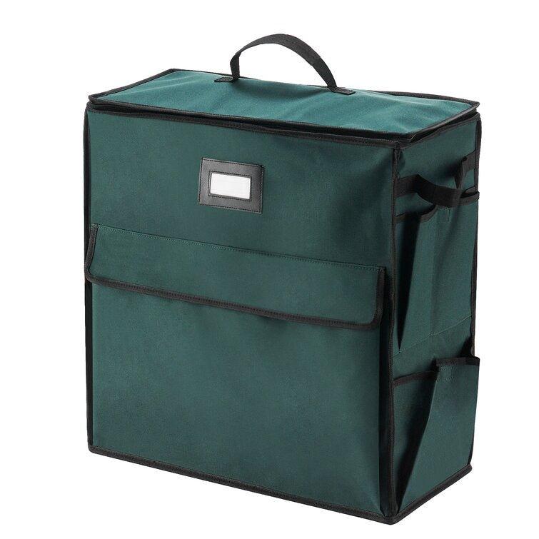 Christmas Gift Organizer Bag With Handles - Christmas Trees USA