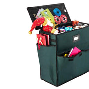 Christmas Gift Organizer Bag With Handles - Christmas Trees USA