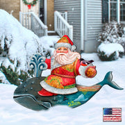 Whale Tail Christmas Outdoor Decor