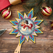 Snow Much in Love Tree Topper Wooden Decor