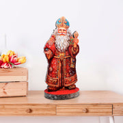Festive Santa Limited Edition Centerpiece Wooden Figurine