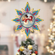 Snow Much in Love Tree Topper Wooden Decor