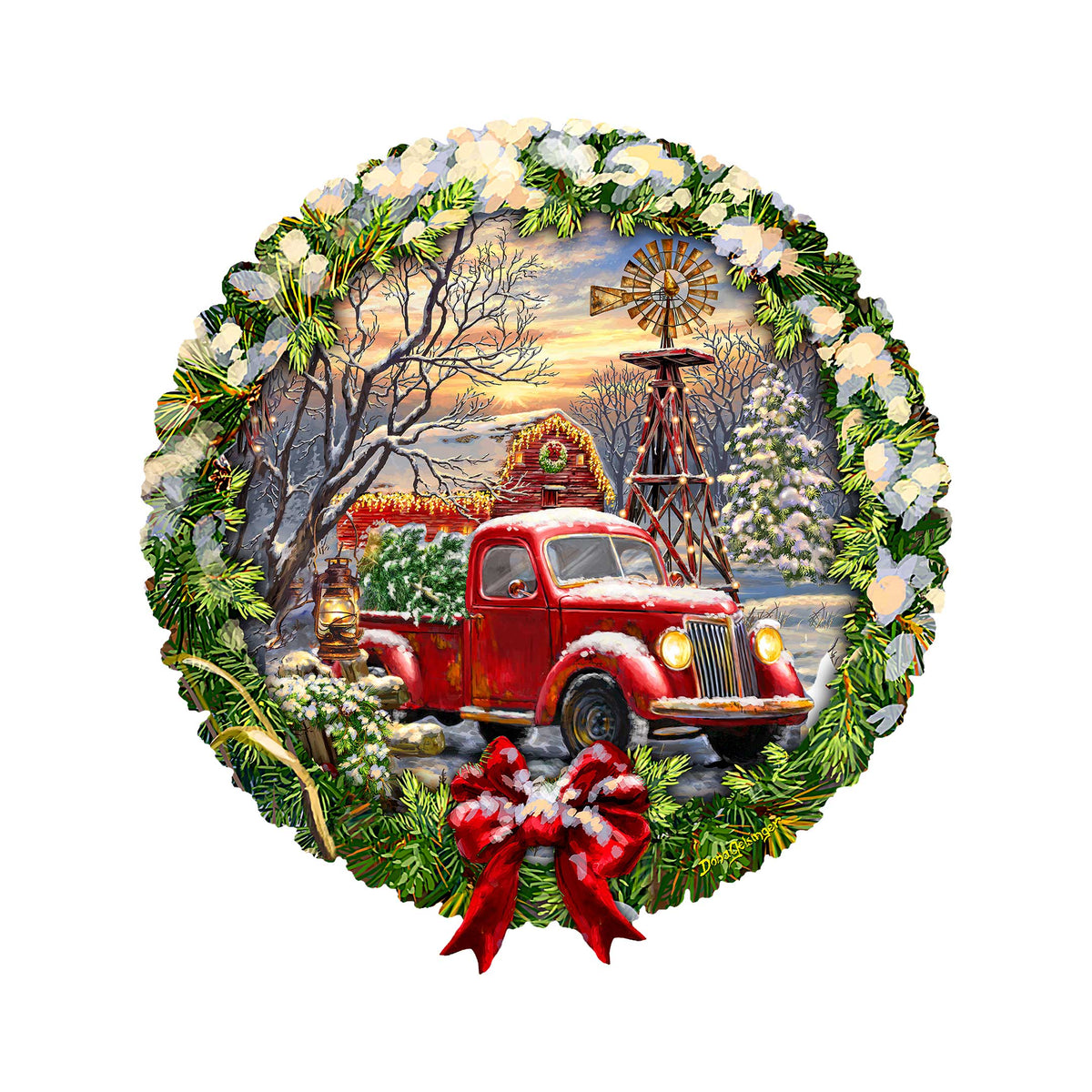 Christmas Wonderland Holiday Door Decor