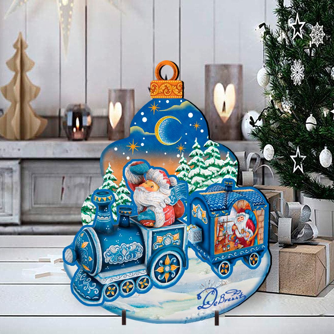 Santa Arrival Christmas Outdoor Yard Sign
