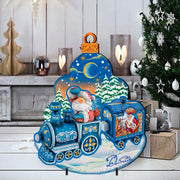 Santa Arrival Christmas Outdoor Yard Sign