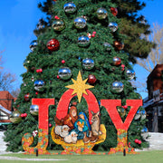 Joy Outdoor Nativity Set