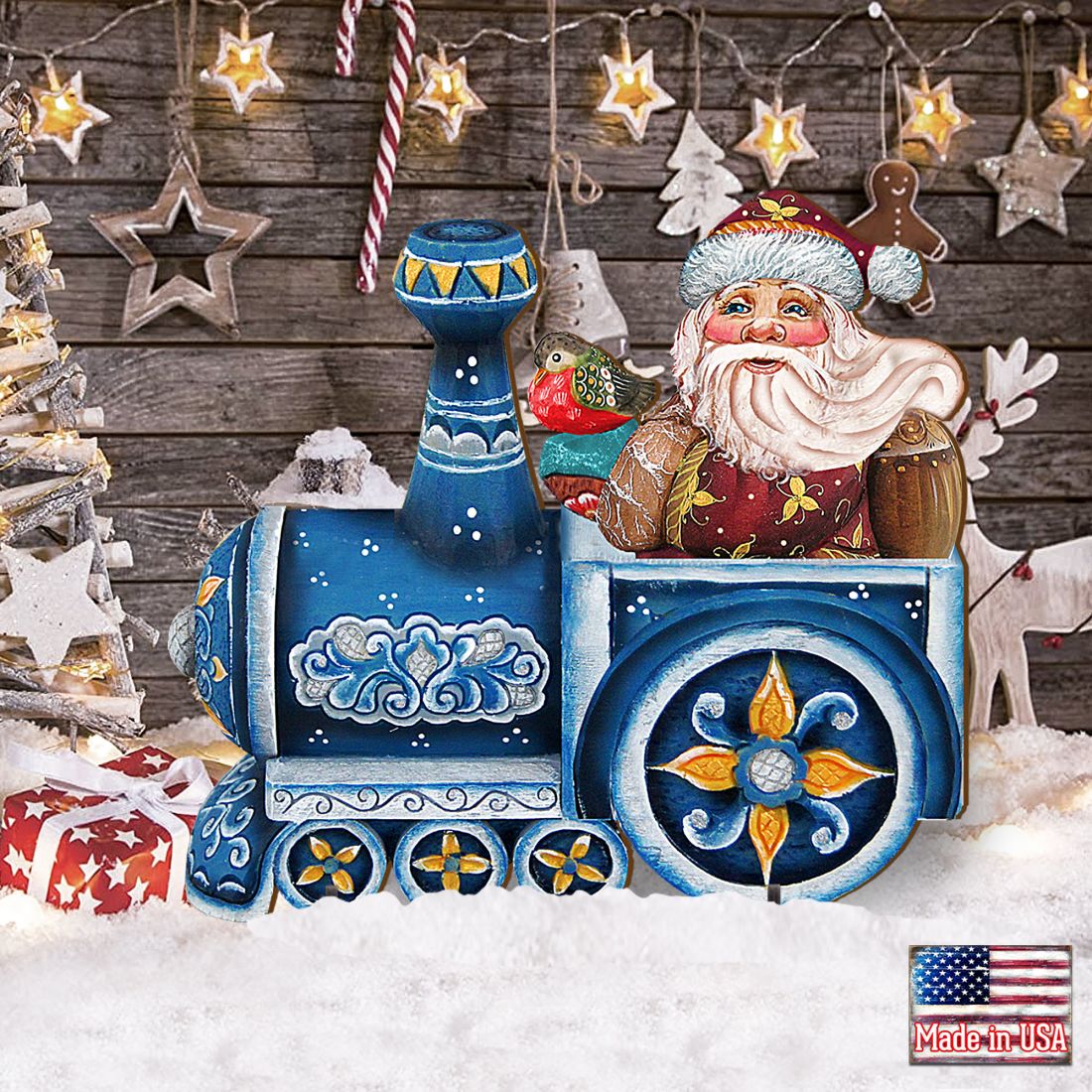Train Ride Santa Christmas Outdoor Decor