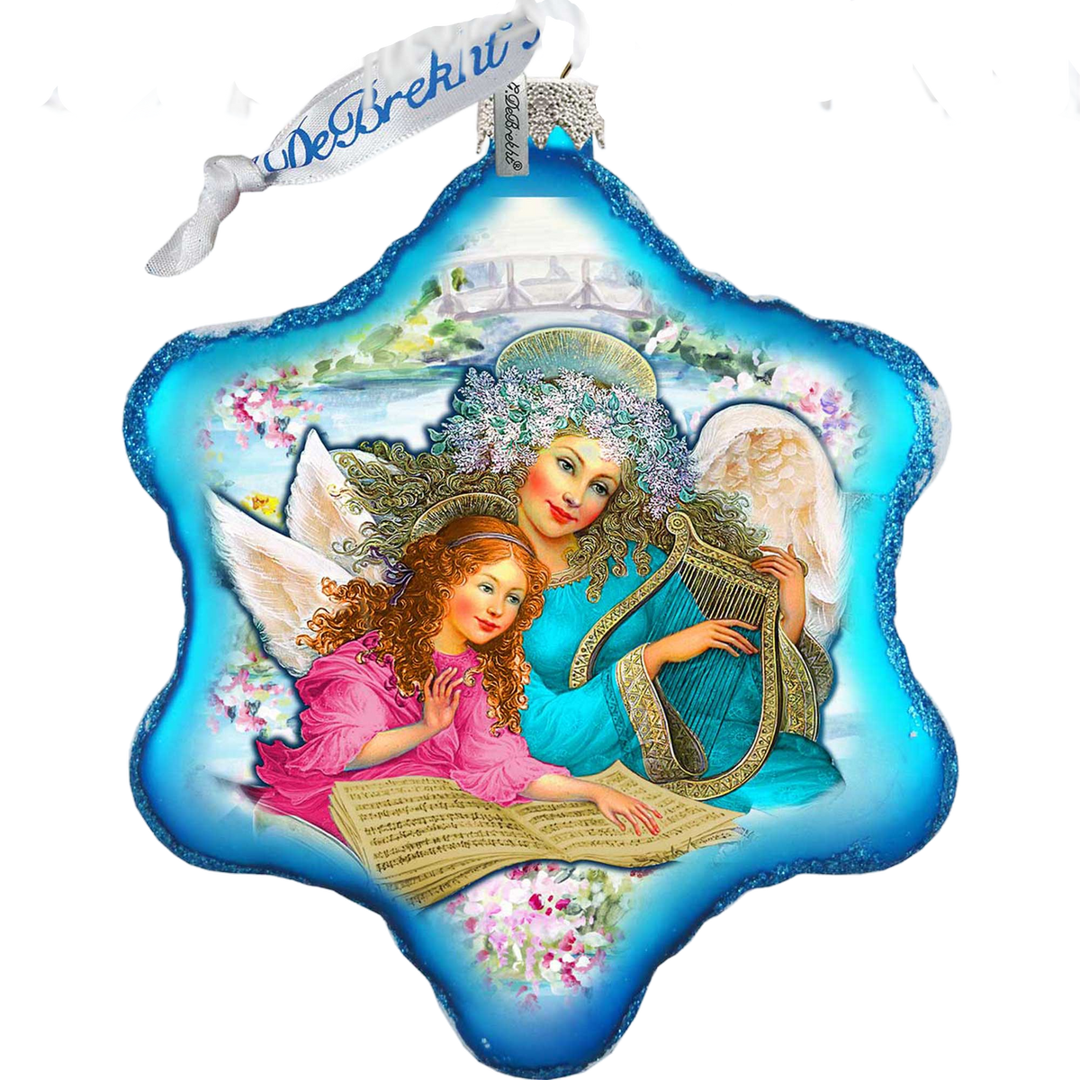 Sisterhood Glass Ornament by Strelkina at G. DeBrekht