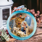 A Child is Born Christmas Decoration