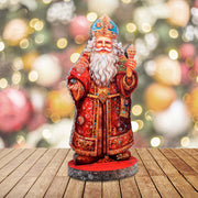 Festive Santa Limited Edition Centerpiece Wooden Figurine